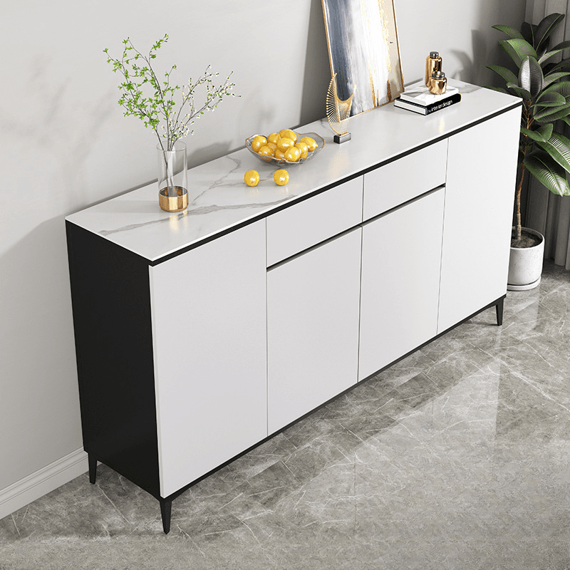 Versatile Sideboard with 2/3 Drawers, Closet Cabinet, Standard/Narrow/Wide Sizes, 3/Two Internal Shelves, Drawer Storage, Manufactured Wood/Stone Countertop, and 4/2/3 Doors - image 6
