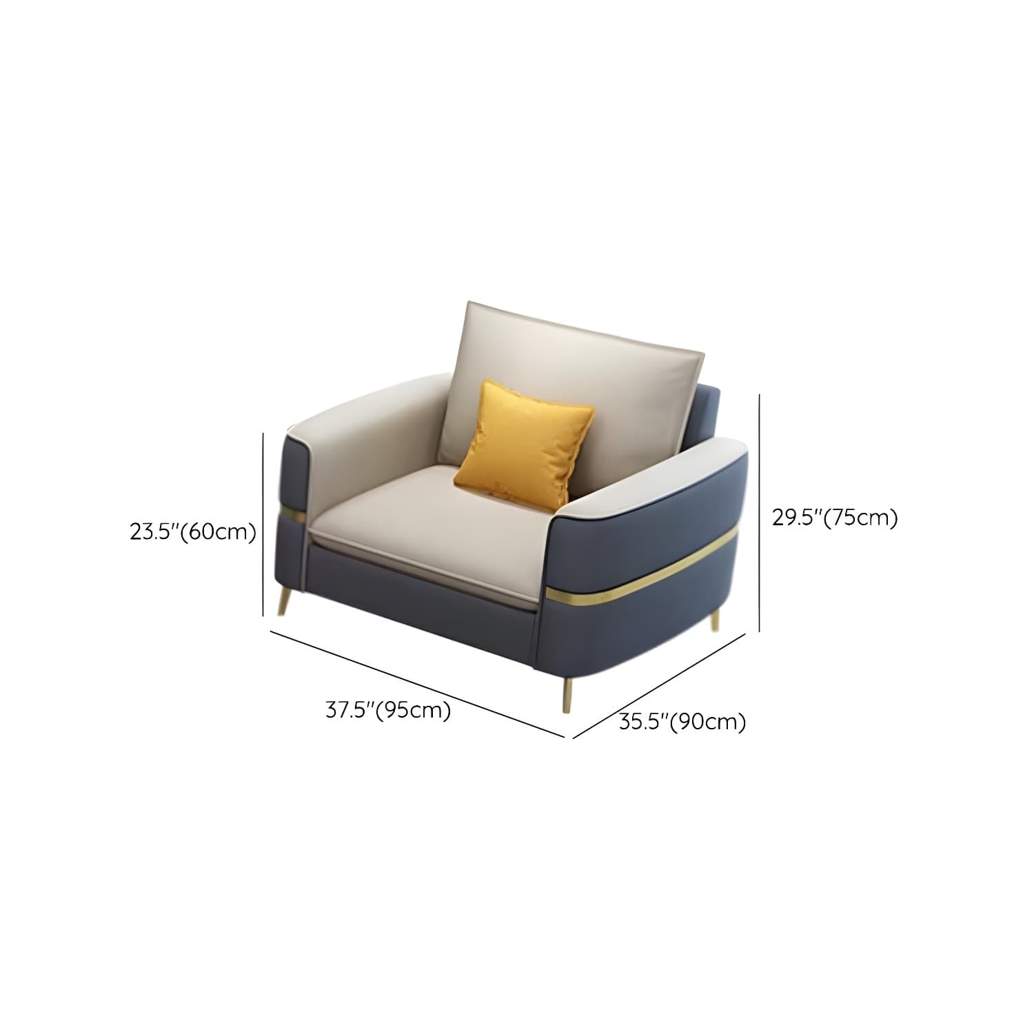 Glam Beige Tech Cloth Sectional Sofa with Pine Frame in Stationary Design - image 16