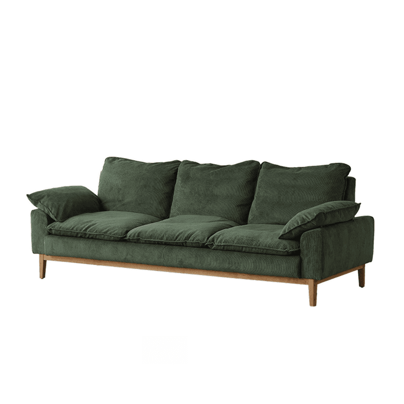 Contemporary Seats 2/1 Person Straight/L-Shaped Horizontal Left Sofa Couch /Chaise with Natural Wood Frame - image 10