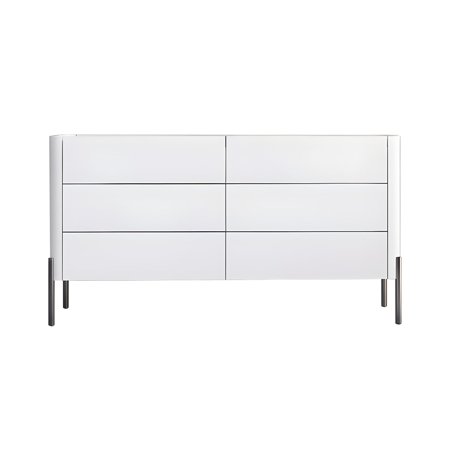Modern Wood Dresser - Horizontal Design - Ample Drawer Space - Stylish Bedroom Storage - image 7