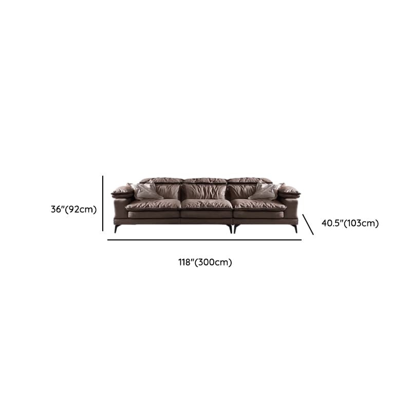 Cocoa Straight/L-Shape Horizontal/Left Hand Facing Sofa Couch/Sofa Recliner in a Contemporary Style - image 13