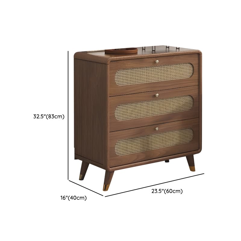 Antique Square Auburn Wood Semainier/Double Dresser Vertical/Horizontal with 6 Drawers/5 Drawers/3 Drawers - image 10