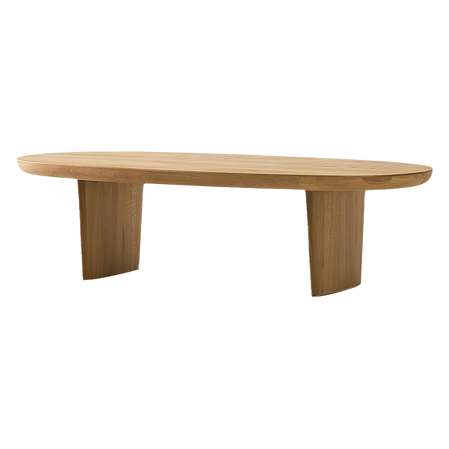 North European Wooden Coffee Table Oval Coffee Table for Living Room - image 5