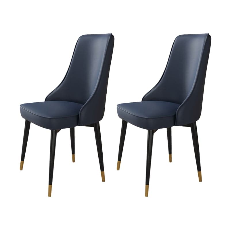 Fabric Dining Chair Modern Parsons Armless Chair for Dining Room - image 5