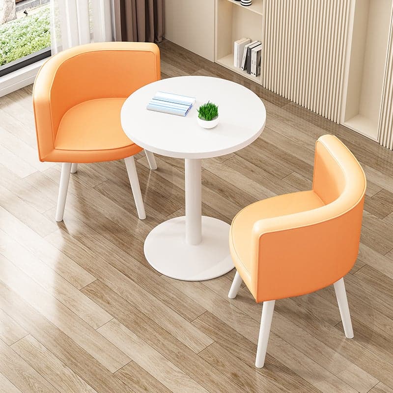Modern Simple Style Recycled Wood Dining Table Set for 2 - image 9