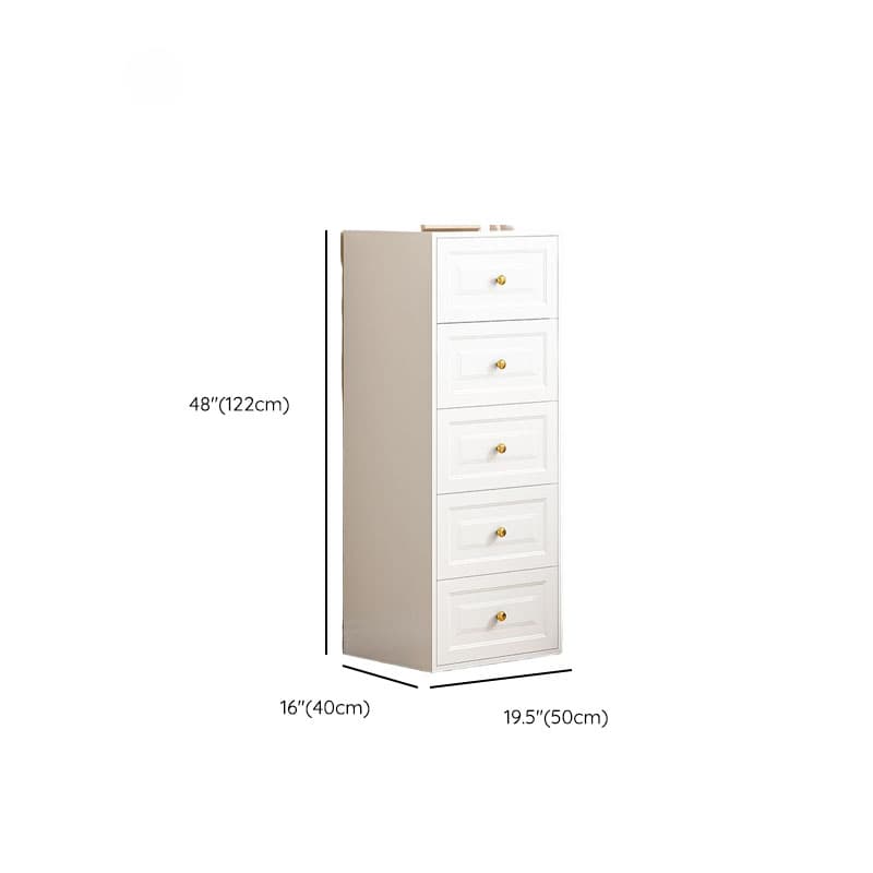 Chalk Casual Metal Bachelor Chest/Semainier with 5 Drawers/3 Drawers/4 Drawers in Vertical/Horizontal Orientation - image 23