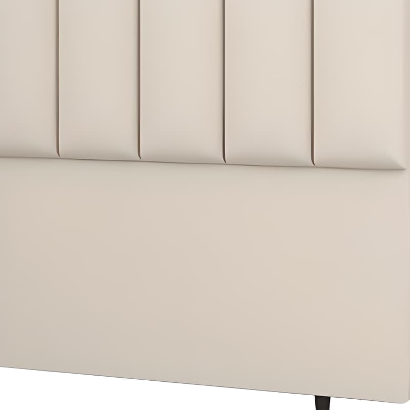 Simplistic Style Panel Headboard in Natural Wood with No Distressing, Rectangular Shape for Queen/Full/Twin XL Bed, Featuring Sponge Upholstery and Standard Height - image 11