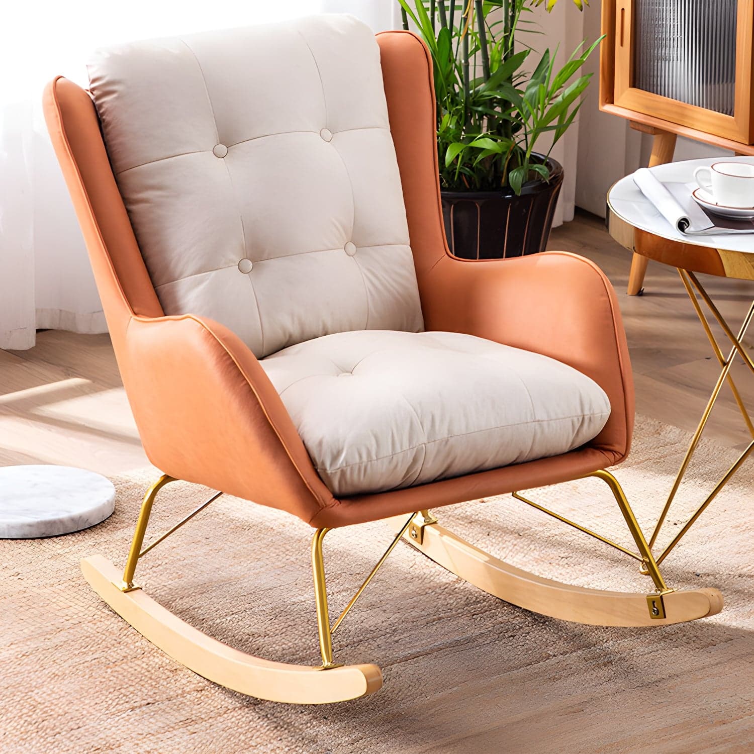 Modern Style Lounge Leisure Rocking Chair Home Lazy Sofa Chair - image 13