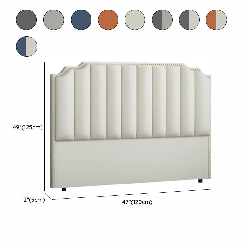 Standard（36-55“） Free-standing Standard Full(54"W x 75"L)/Twin(38"W x 75"L) Lumber Framed Portman Panel Headboard with Nailhead Design and Sponge Filing - image 17