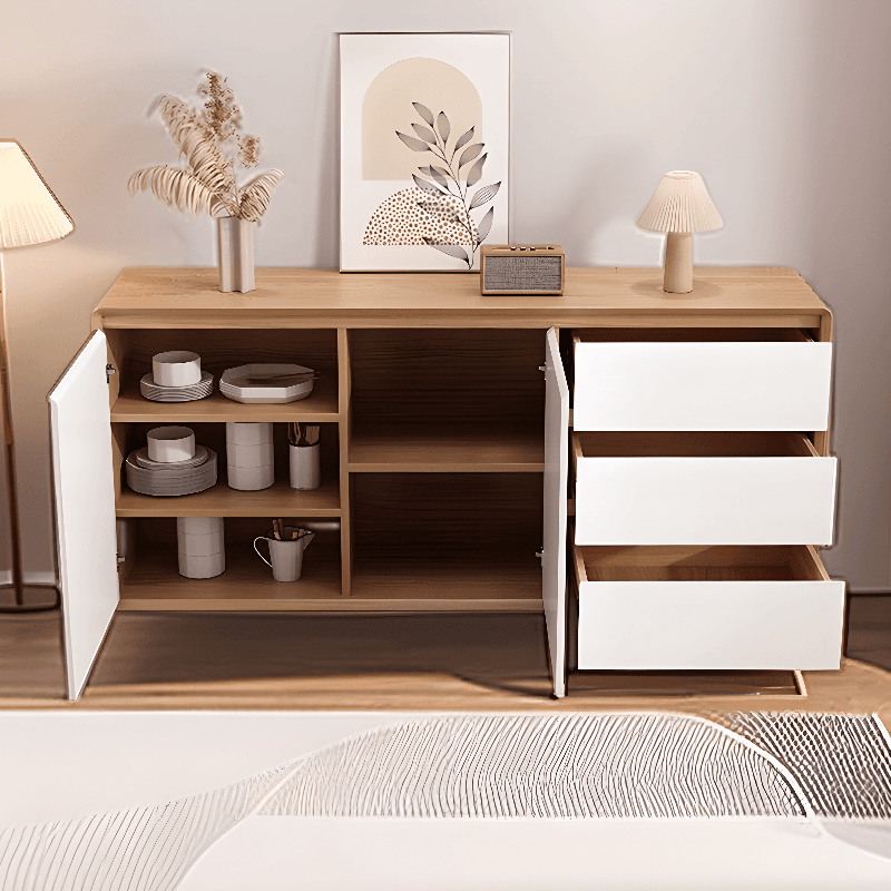 Self-supporting Flooring Counterboard Sideboard with Five Internal Shelves & Culinary Equipment Storage Galley - image 11