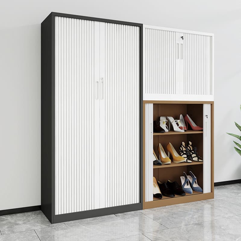 Steel Self-supporting Lockable Accent Cabinet with Sliding Door - image 7