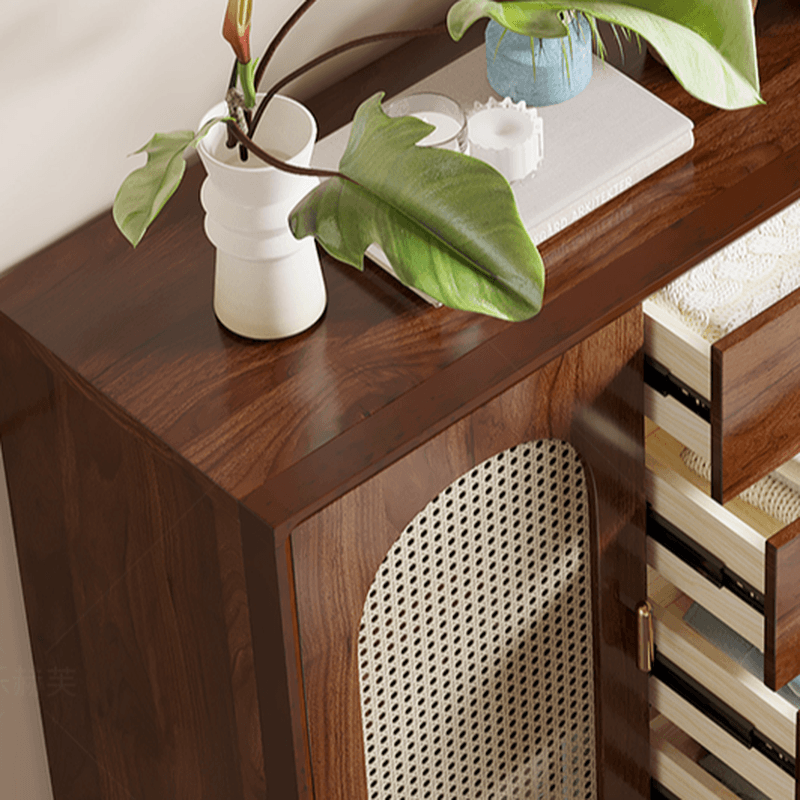 Mid-Century Modern Standalone Accent Cabinet for Parlor with Hydrophobic Feature - image 4