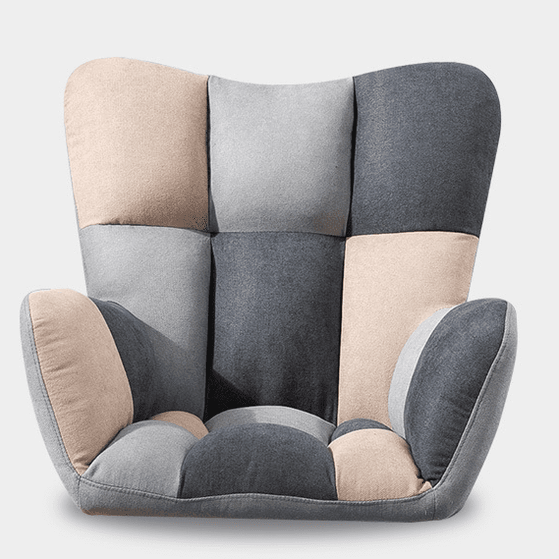 Contemporary Alloy Cushioned Living Room Rocking Chair 2 Piece Set with Footstool & Recessed Arm - image 28