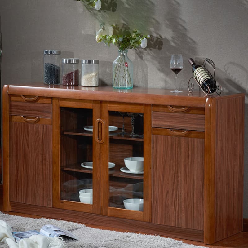 Vintage Style Wood Buffet Sideboard with Cabinets and Drawers - image 14