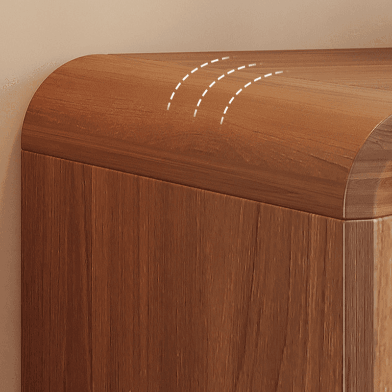 Modish Large/Standard Vanity Set with Natural Wood Table Top, Cream Chair, 3 Drawers/6 Drawers, Light Up Mirror - image 4