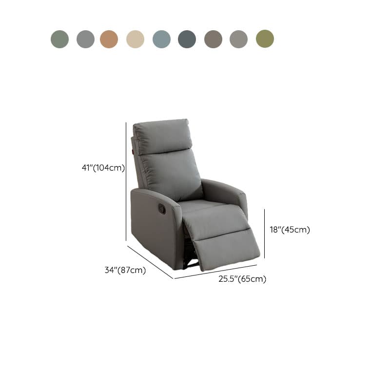 Ergonomic Rotatable Stationary Living Room Rocking Chair with Back - image 22