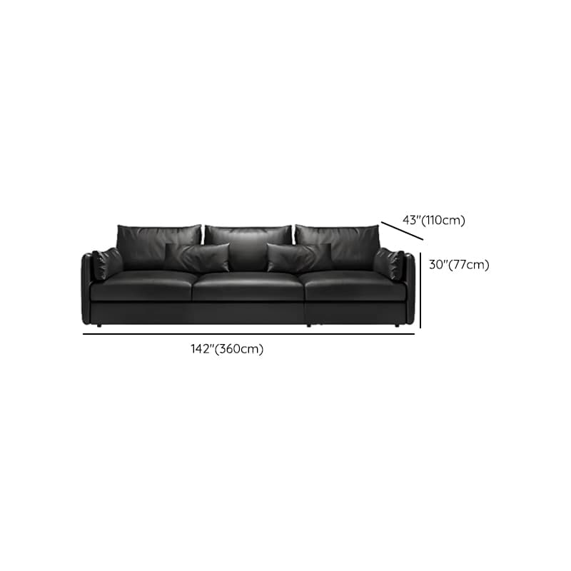 Straight/L-Shape Horizontal/Right Ink/White Sofa Couch/Sofa Recliner with Concealed Support for Drawing Room - image 19