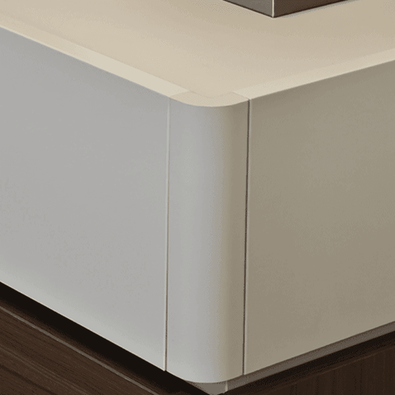Modish Nightstand With Drawer Organization Featuring 2 Drawers and Composite Wood Countertop - image 13