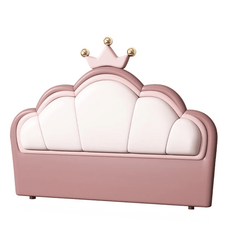 Modish Full/Twin Pine Wood Panel Headboard with Arched Shape, No Distressing, Sponge Fill, and Adjustable Height - image 11