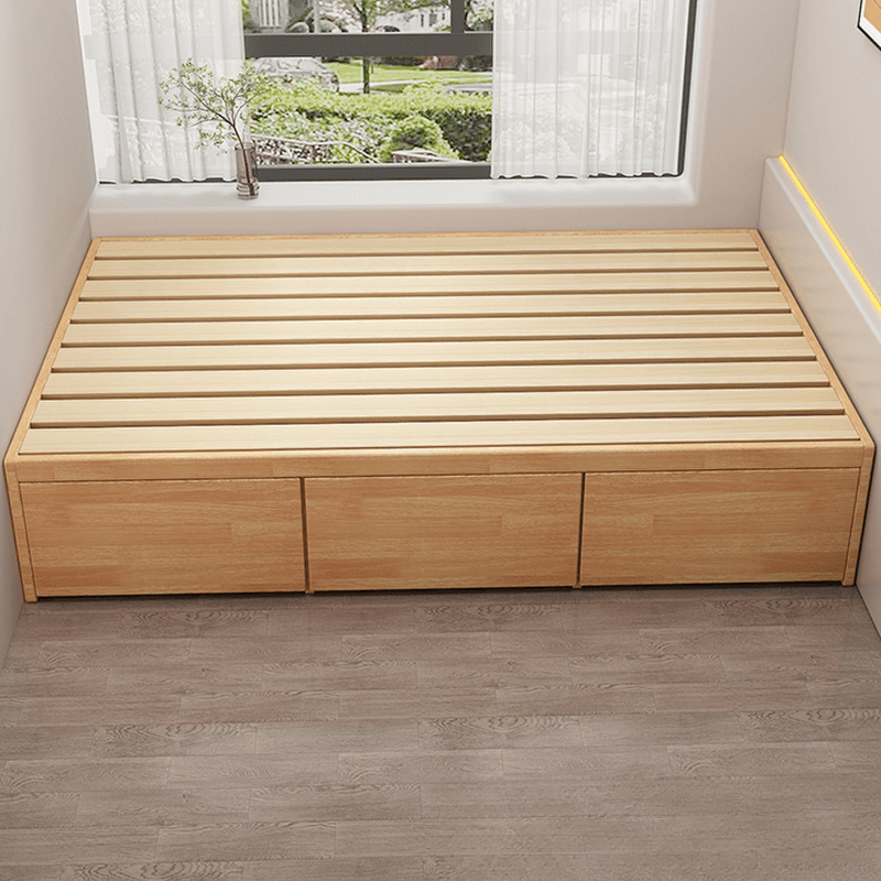 Unfinished Color Modern Platform Bed