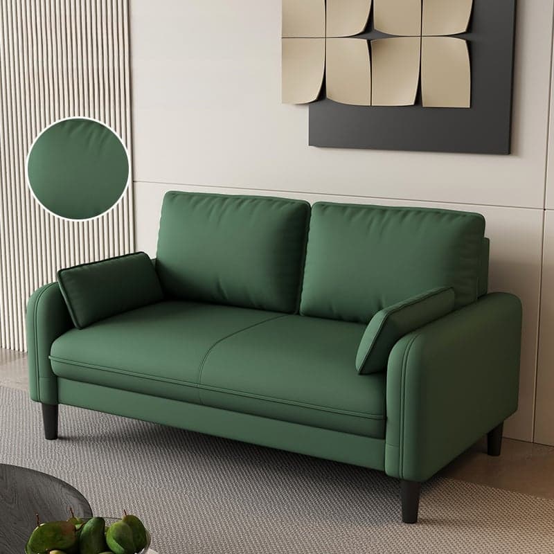 Trendy Water Resistant Standard Sofa/Loveseat/Single Sofa with Pillow Back in Dark Gray/White/Olive Green, Arm Included, Seats 3/2 People/1 Person with 2 Pillows - image 4