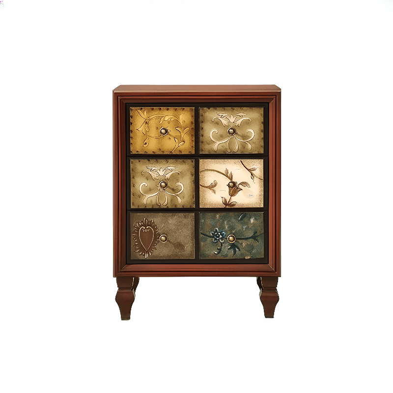 Modern Simple Style 3 Tiers/5 Tiers/4 Tiers Bachelor Chest/Console Dresser/Semainier in Solid+Manufactured Wood, Dyed Finish