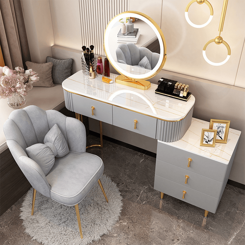 Scalable Vanity Set with Illumination Light and Push-Pull Functionality for Sleeping Quarters, Featuring Adjustable Touch and Brightness - image 4