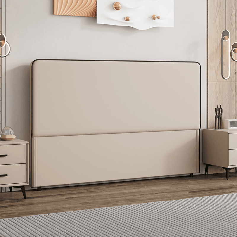 Modish Style Panel Headboard with No Distressing in Timber, Rectangle Shape for King/Queen/Full Bed, Featuring Sponge Upholstery Fill and Standard Height - image 3