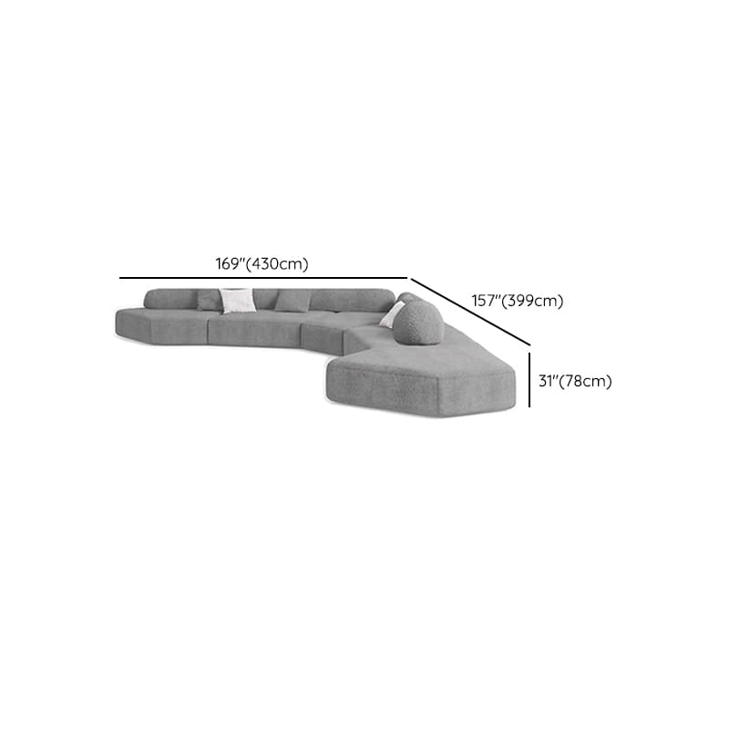 L-Shape/Straight Sofa/Corner Sectional with Left/Horizontal Orientation and Button-tufted Detail - image 13
