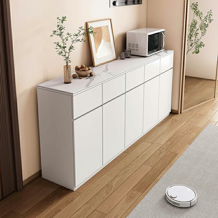 50'' Modern Wood Sideboard/Credenza with Drawers, Cabinets, and Non-adjustable Shelves - image 4