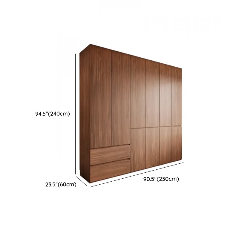 Acorn Minimalist Laminate Independent Wardrobe Closet with Soft Close Drawer, Soft Close Door, and Interior Shelves - image 30