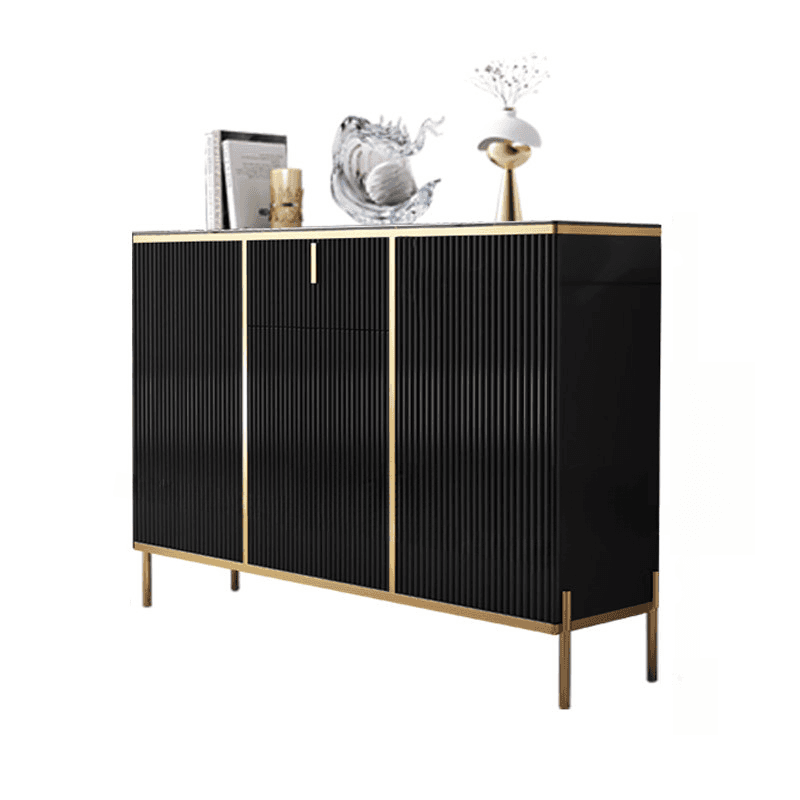 Ground Independent Sideboard for Parlor with Appliance Storage and Worktop in a Modern Style - image 19