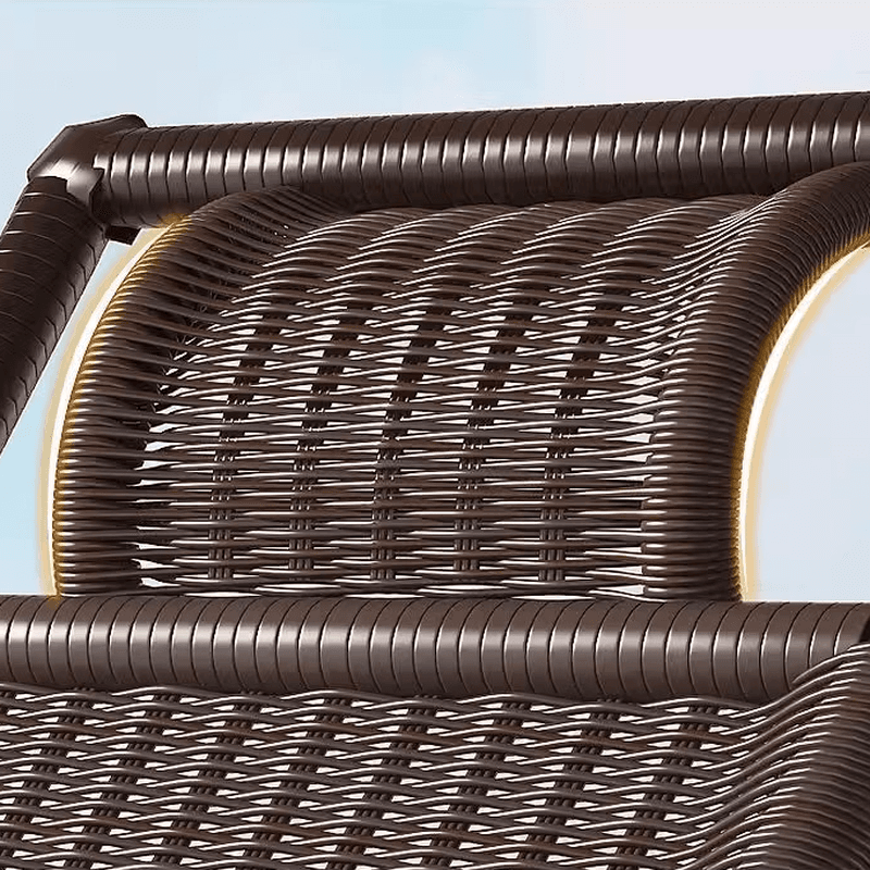 Auburn/Sage Green/Golden Synthetic Porch Rocker with Round Arm - image 16