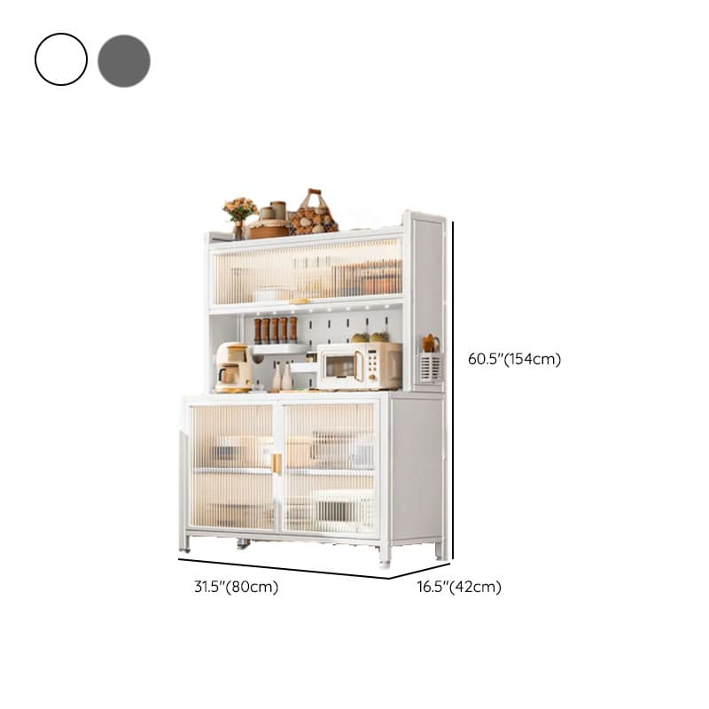 Modern Alloy Kitchen Storage, Alterable Shelf & Functional Storage Cabinet, 4 Doors/3 Doors/5 Doors, Standard - image 14