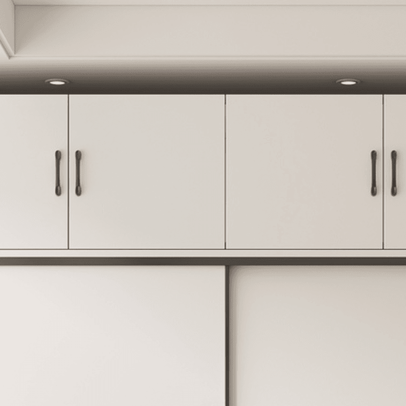 Chalk Nordic Timber Wardrobe with 3 Drawers, Self-supporting Design, Soft Close Door, and Clothing Rod - image 3