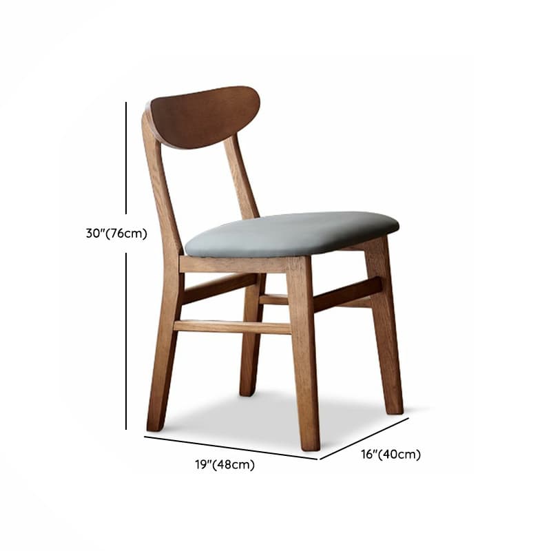 Modern Simple Style Natural Wood Finish Natural Wood Dining Table Set for 2/6 People - image 21