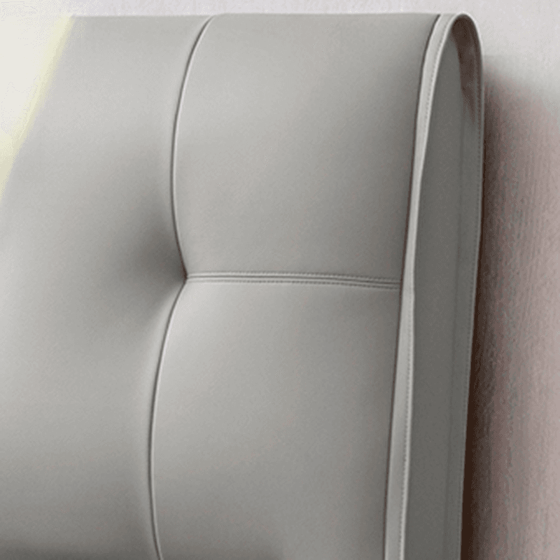 Simplistic Style Panel Headboard with No Distressing, Piled Tufted Rectangular Design for King/Full/Queen Bed, Featuring Sponge Upholstery and Standard Height - image 11