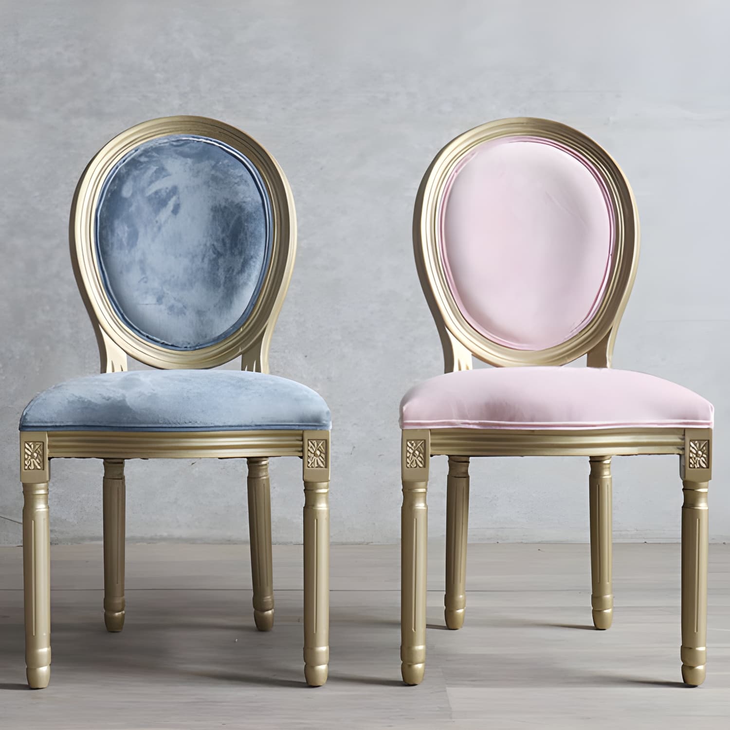 Traditional Velvet Dining Chair 38''H King Louis Back Side Chair with 4 Legs for Restaurant - image 28
