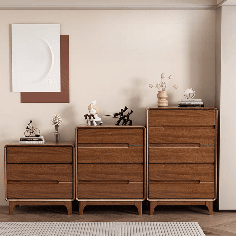 Trendy Walnut Wood Lingerie Chest/Double Dresser/Bachelor Chest with 5/4/6 Drawers in Vertical/Horizontal Orientation - image 5