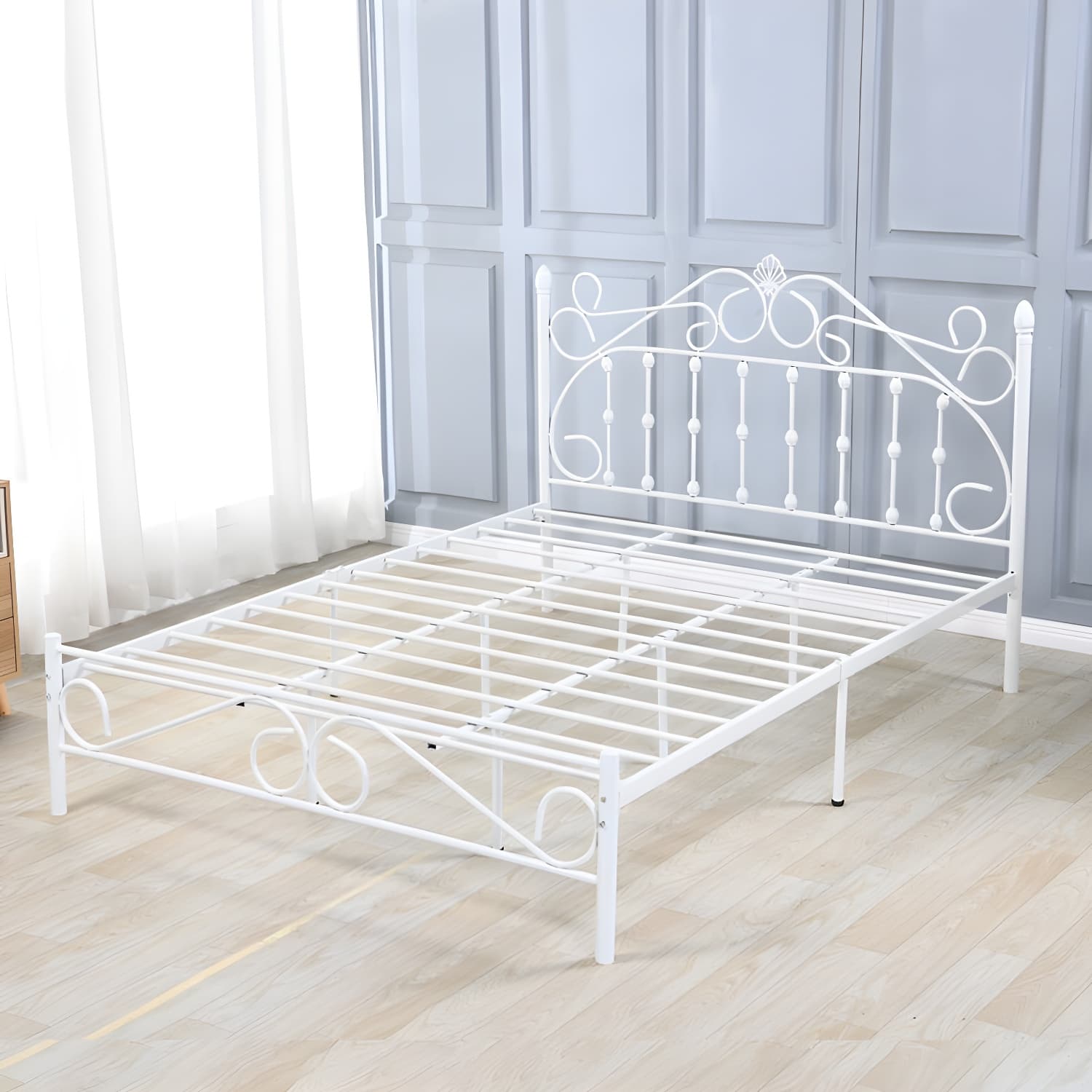 Industrial Style Standard Bed Iron Multiple Colors Excluding Storage Space - image 12