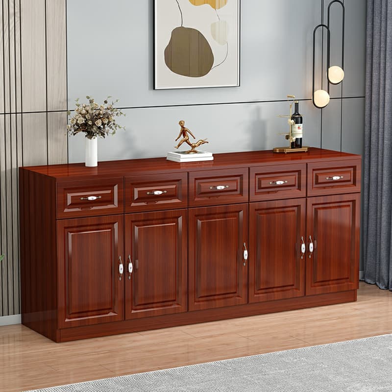 Modern Wood Cabinets Buffets & Sideboards 31.5 inches Width Non-Adjustable Drawers Included - image 6