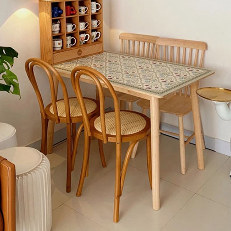 Scandinavian Wooden Side Chair with Standard Height and Armless Design - image 14