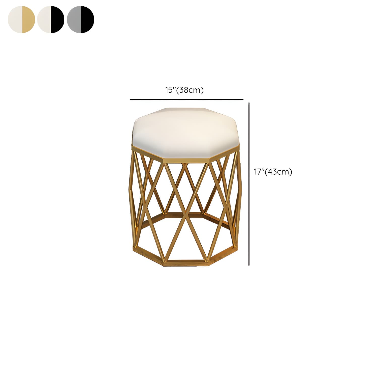 Wood Makeup Vanity Lighted Mirror Vanity Table and Stool Set - image 18