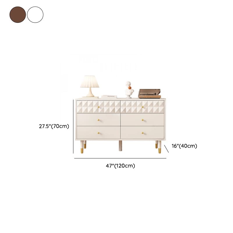 Casual Composite Wood Double Dresser/Bachelor Chest/Lingerie Chest with 6/8/5 Drawers Horizontal/Vertical - image 15
