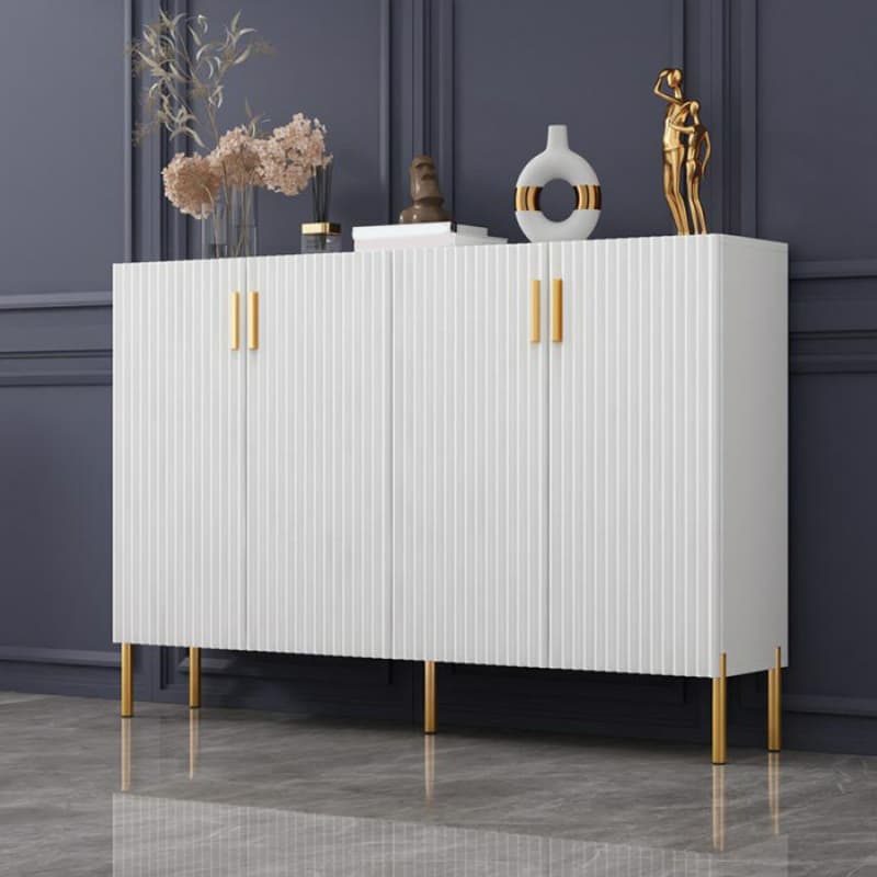 Floor Freestanding Sideboard/Server in Wood with Countertop and Three/Five Internal Shelves in a Luxury Style - image 6