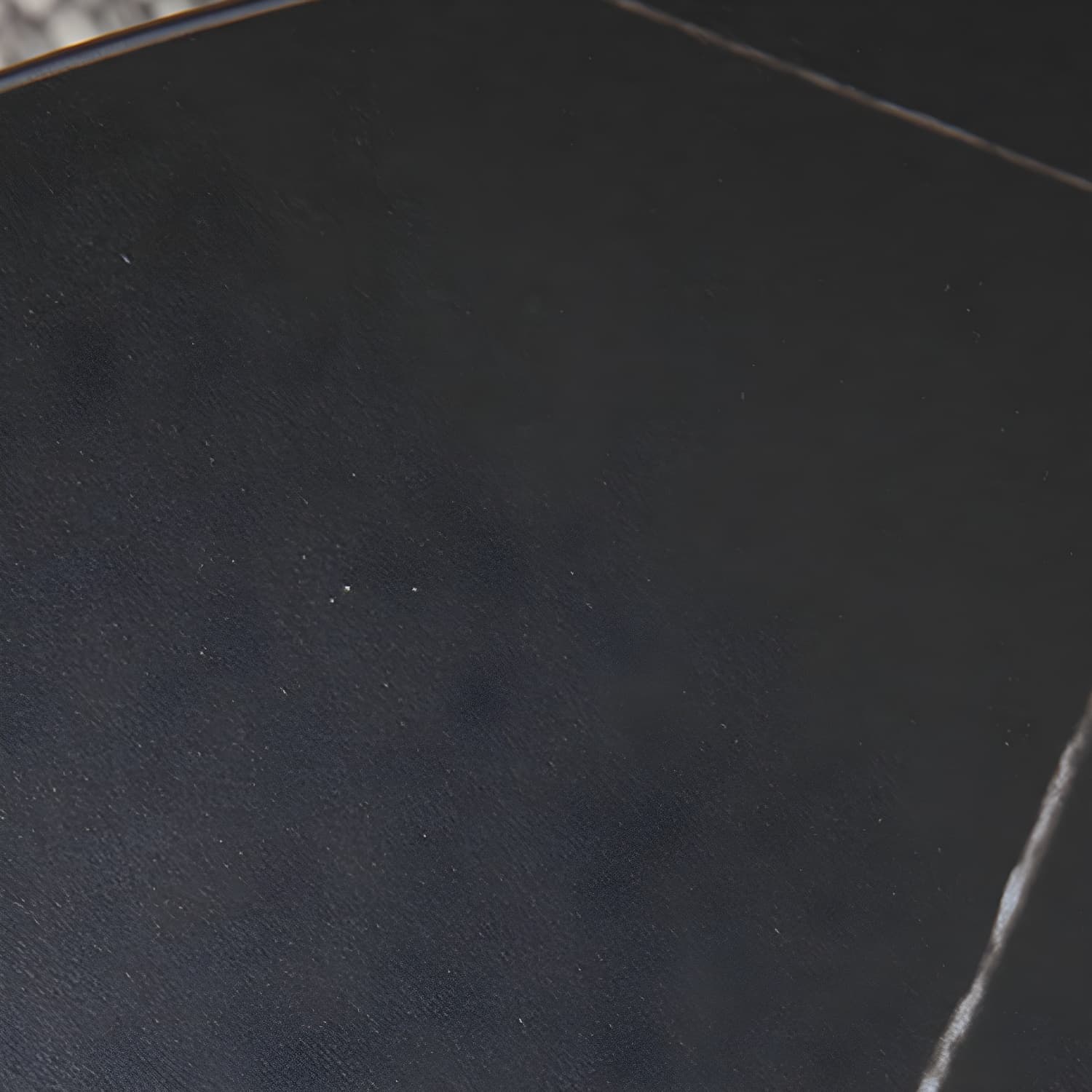 Industrial Square Dinner Table Sintered Stone Table with Metal Base for Home - image 8