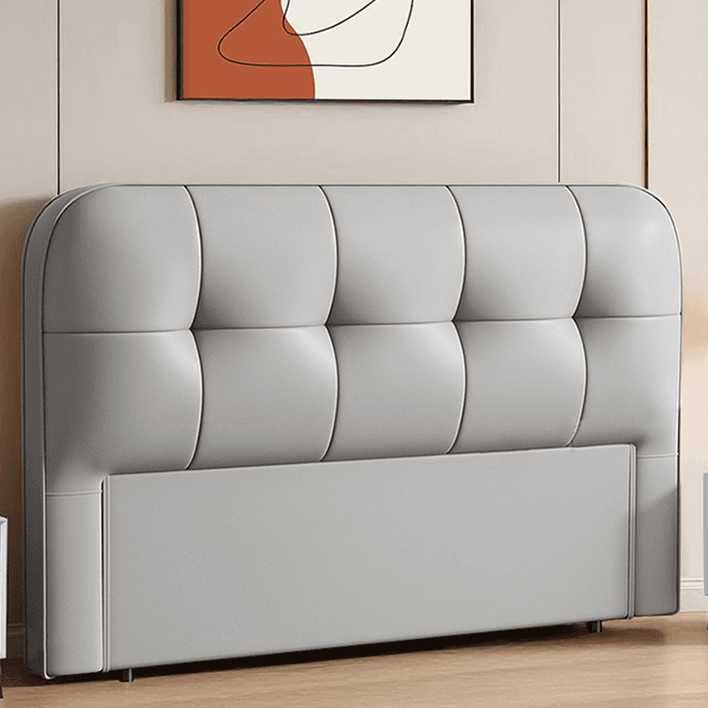 Simplistic Style Panel Headboard with No Distressing, Piled Tufted Rectangular Shape for King/Queen/Full Bed, Featuring Sponge Upholstery Fill and Standard Height - image 4