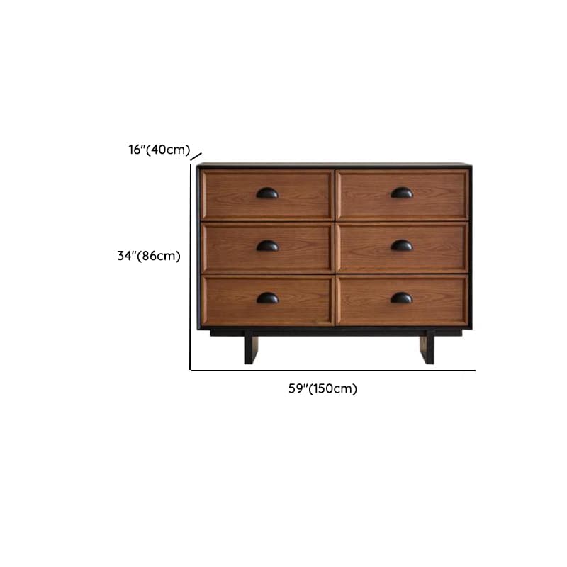 Cocoa Simplistic Reclaimed Wood Double Dresser/Lingerie Chest/Bachelor Chest with 6/8/9 Drawers, Horizontal/Vertical - image 15
