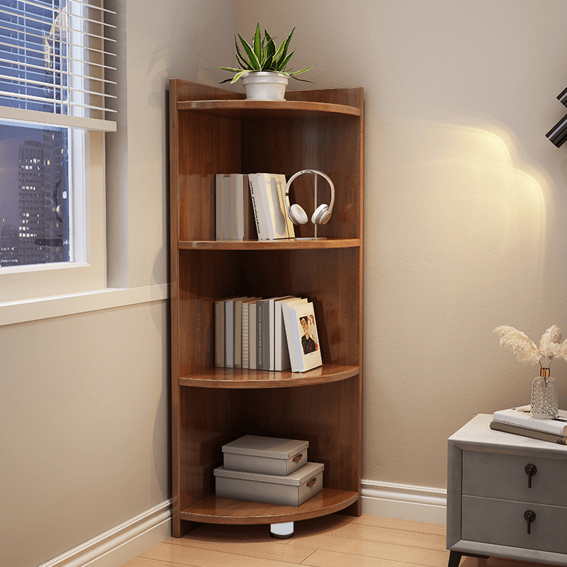 Casual Accent Chest Rubberwood White/Auburn/Gray Corner with 6 Exterior Shelves/4 Exterior Shelves/5 Exterior Shelves - image 3