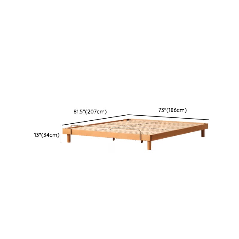 Natural Color Solid Color Tatami Bed for Bedroom - image 10